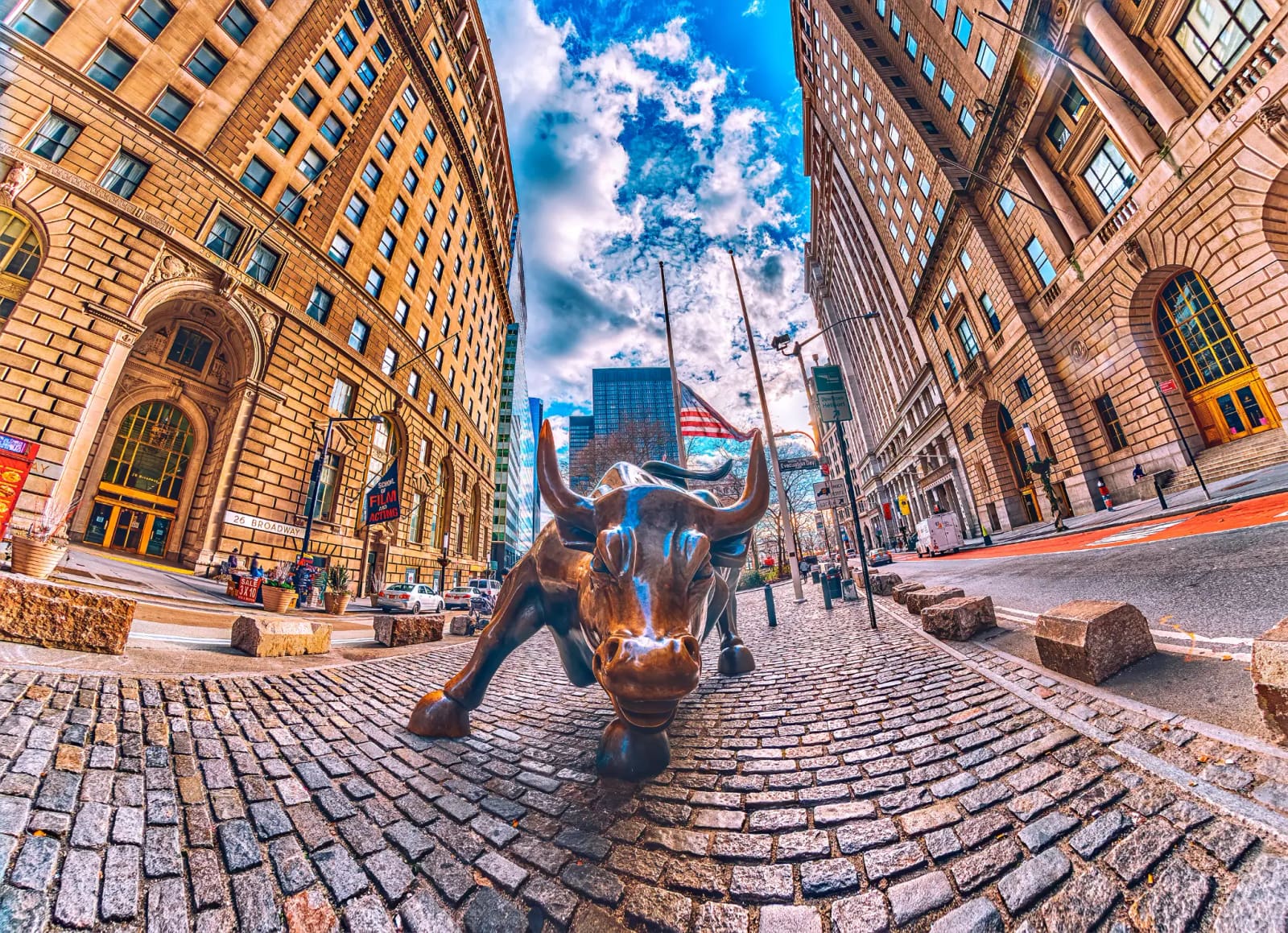 Wall Street Charging Bull — symbolizing GSM's capital markets heritage
